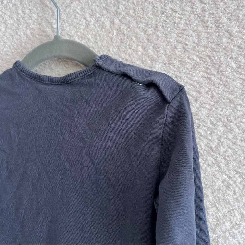 Zara Toddler Long Sleeve‎ Blue Shirt Front Pocket Size 2-3 Years